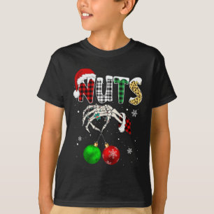 Kastanien Weihnachts-Brust Nuts Xmas Couple Matchi T-Shirt