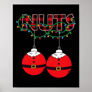 Kastanien Weihnachts Matching Weihnachten  Poster
