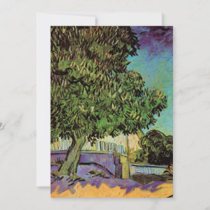 Kastanienbaum in Blüte von Vincent van Gogh