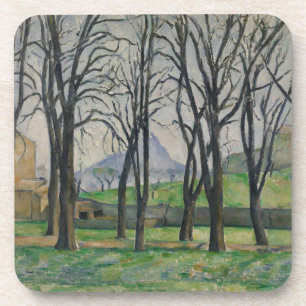 Kastanienbäume Pauls Cezanne   bei Jas de Bouffan Getränkeuntersetzer