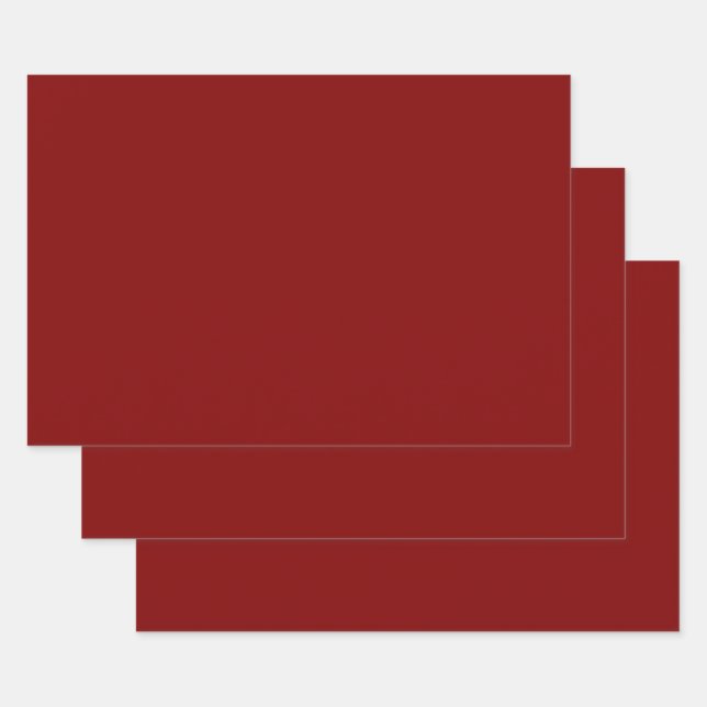Kastanienbraun Geschenkpapier Set (Set)