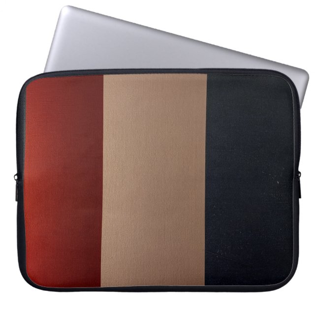 Kastanienbraun Laptopschutzhülle (Vorderseite)