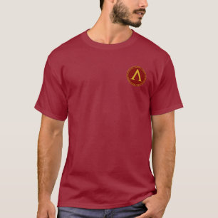 Kastanienbraun Leonidas I u. GoldSiegel-Shirt T-Shirt
