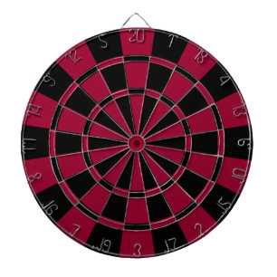 Kastanienbraun und Schwarzes Dartscheibe