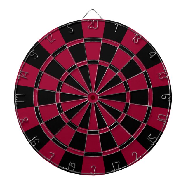 Kastanienbraun und Schwarzes Dartscheibe (vorne)