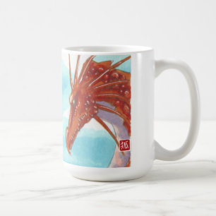 Kastanienbraune Drache-Tasse Kaffeetasse