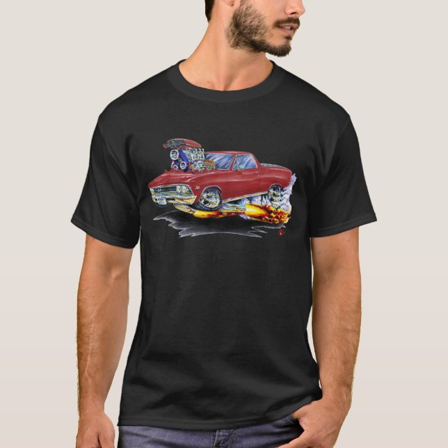 Kastanienbrauner LKW 1966 EL Camino T-Shirt (Vorderseite)