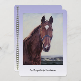 Kastanienpferd Einladung