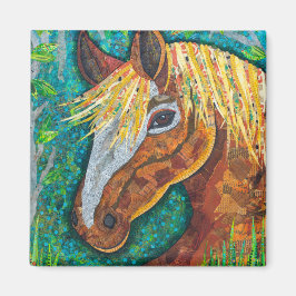 Kastanienpferd Magnet