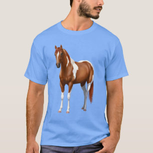 Kastanienpinto Sorrel Paint Horse Stallion T-Shirt
