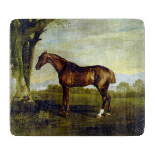 Kastanienrutsche in einer Landschaft (George Stubb Schneidebrett