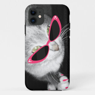 Kasten der Katzen-Sonnenbrille-I des Telefon-5 Case-Mate iPhone Hülle