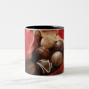 Kasten der Schokoladen-Tasse Zweifarbige Tasse