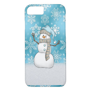 Kasten des WeihnachtsAquarell-Schneemanns 8/7 Case-Mate iPhone Hülle