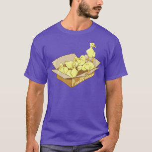 Kasten flauschiger Enten T-Shirt