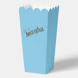 Kasten für antike Namen (Sky Blue & Copper) Geschenkschachtel