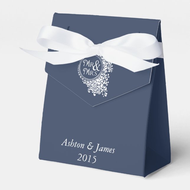 Kasten für Personalisierte Gastgeschenk Hochzeit Geschenkschachtel (Vorderseite)