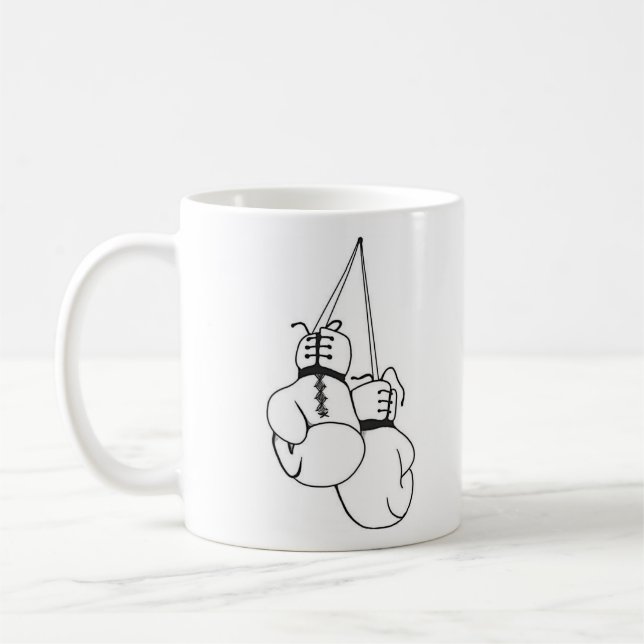 Kasten-Handschuh-Tasse Kaffeetasse (Links)