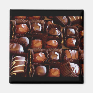 Kasten Schokoladen, verlockende Praline Magnet