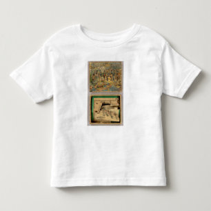 Kasten zergliederte Karte, Vereinigte Staaten Kleinkind T-shirt