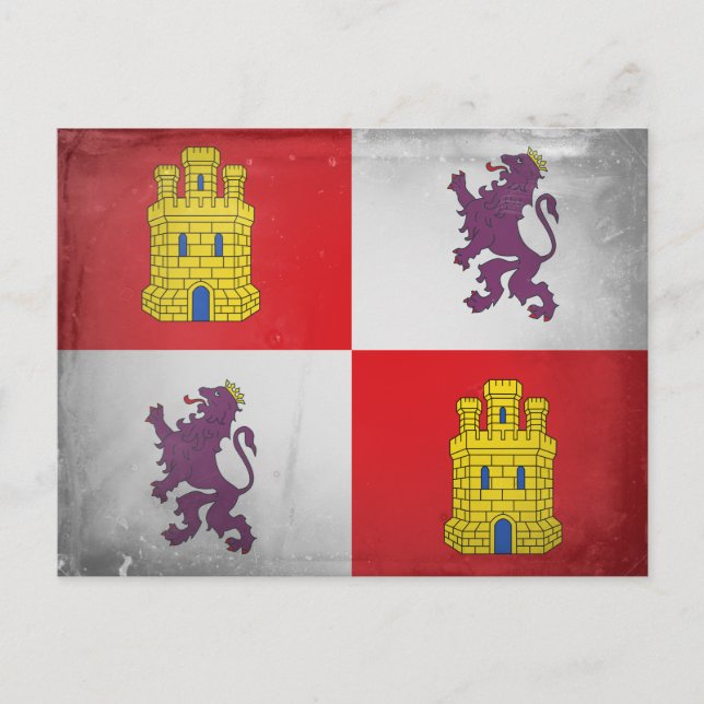 Kastilien und León Postkarte (Vorderseite)