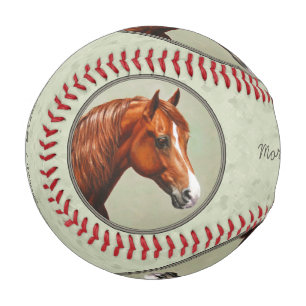 Kastnut Morgan Horse Sage Green Baseball