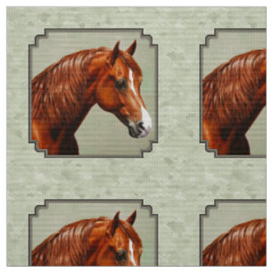 Kastnut Morgan Horse Sage Green Stoff