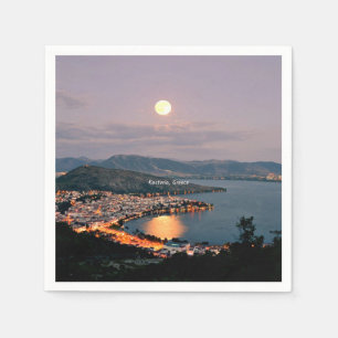 Kastoria, Landschaftsbild Serviette