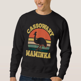 Kasuar Maminka Süßer Kasuar-Party Cech Mama Sweatshirt