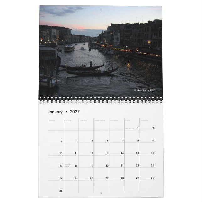 Kat Duncan entwirft Kalender! Kalender (Jan 2027)