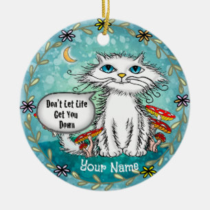 Kat Keramik Ornament