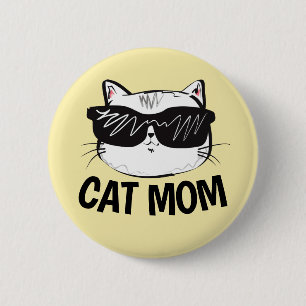 KAT-MAMA-Tasten Niedlich Button