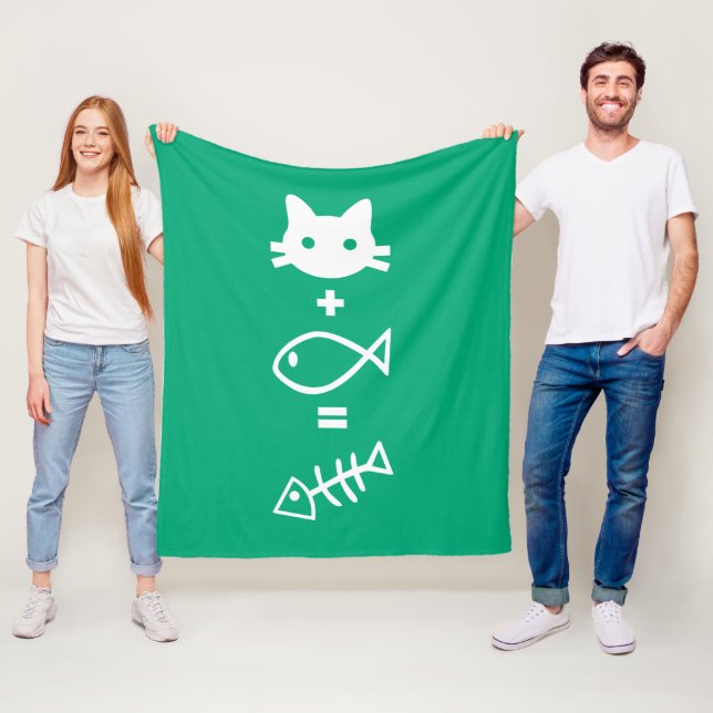 Kat-Mathematik Fleecedecke (Beispiel)