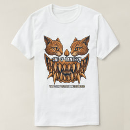 Kat-O'-Laterne Horror Katze T-Shirt | Gruseliger K