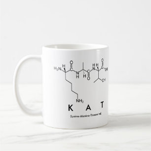 Kat-Peptidnamen-Tasse Kaffeetasse