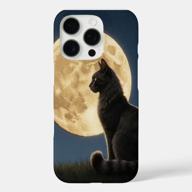Kat- und Moon-Phone-Fall iPhone 16 Pro Hülle (Rückseite)
