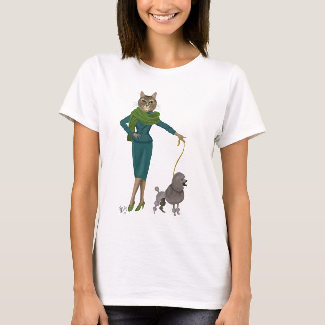 Kat und Poodle T-Shirt (Vorderseite)