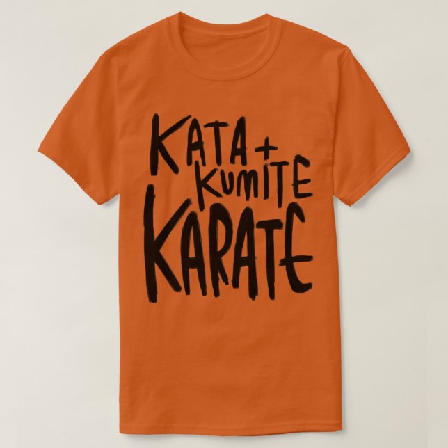 Kata Kumite Karate T-Shirt (Design vorne)
