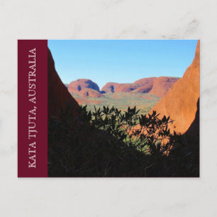 Kata Tjuta Blick Postkarte