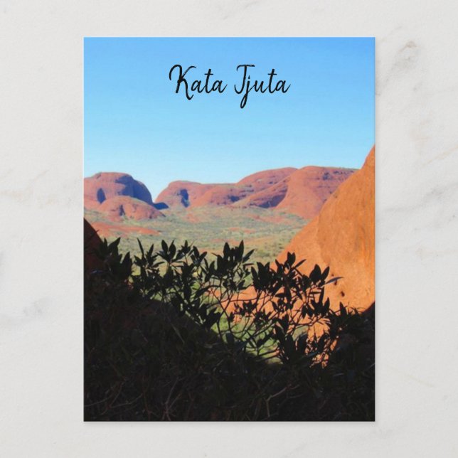 Kata tjuta postkarte (Vorderseite)