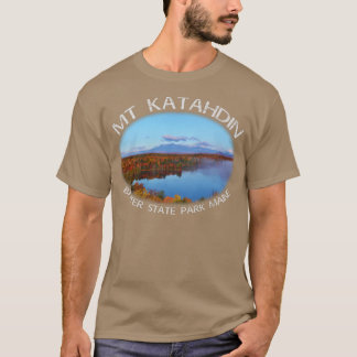 Katahdin Herbst Landschaftliche Schönheit T-Shirt