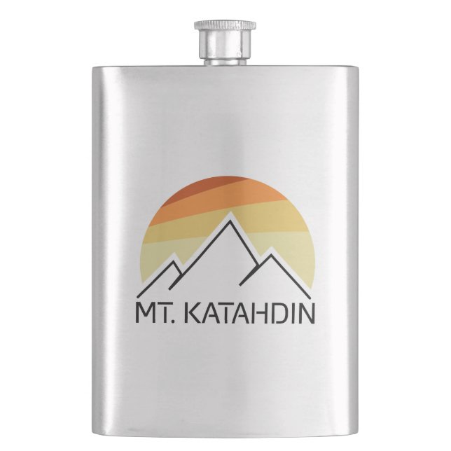 Katahdin Retro Flachmann (Vorderseite)