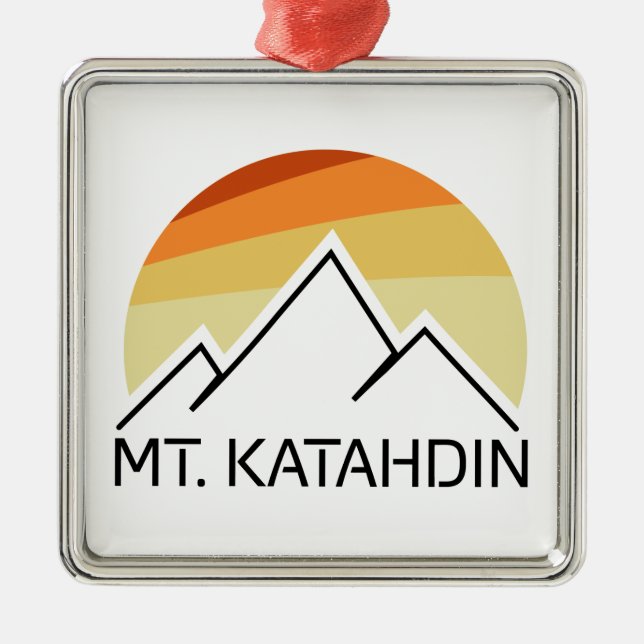 Katahdin Retro Ornament Aus Metall (Vorne)