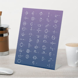 Katakamuna Chart Sockelschild