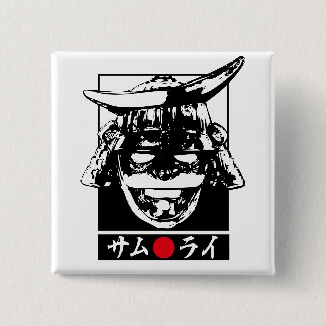 [Katakana] Samurai Button (Vorderseite)