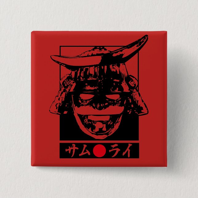 [Katakana] Samurai Button (Vorderseite)