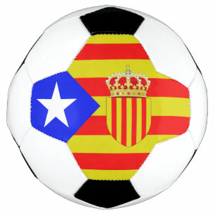 Katalanische Flagge Fußball