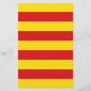 Katalanische Flagge (Katalonien) Briefpapier