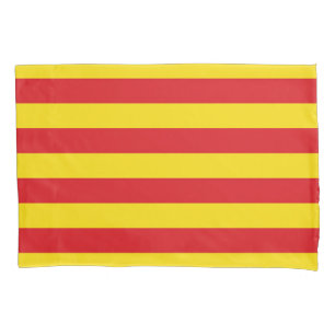 Katalanische Flagge (Katalonien) Kissenbezug