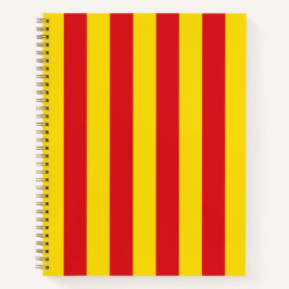 Katalanische Flagge (Katalonien) Notizbuch